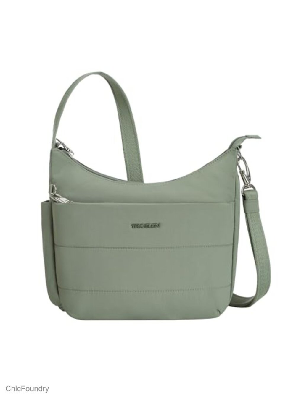 Slash Resistant Anti Theft RFID Blocking Nylon Crossbody Bag
